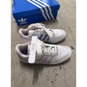 adidas Originals Forum Low Sneakers White & Light Purple